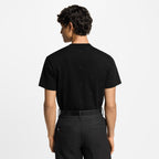 LV Blason tricou cu mânecă scurtă și guler la baza gâtului, brodat