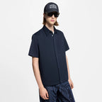 Cămașă albastră Monogram Pocket