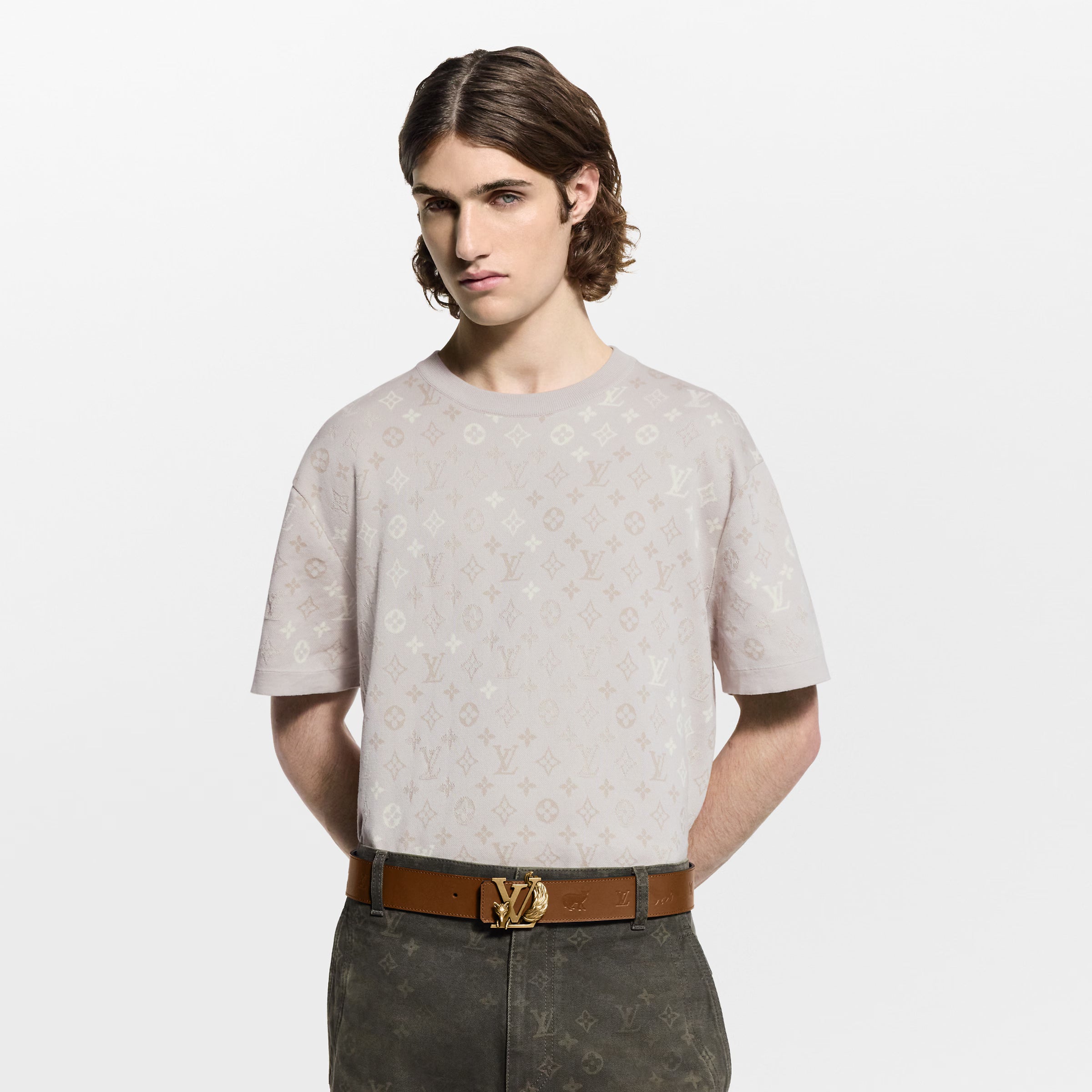 Monogram Light Beige T-shirt