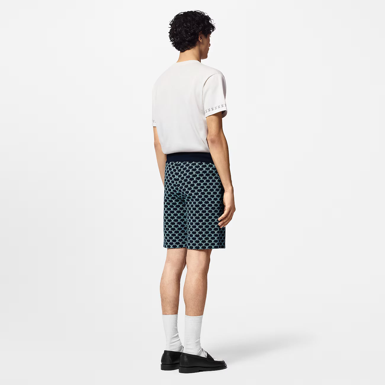 Tricou Signature tricotat, cu mânecă scurtă, alb lăptos