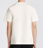 TRICOU ALB DIN JERSE DIN BUMBAC SLUB