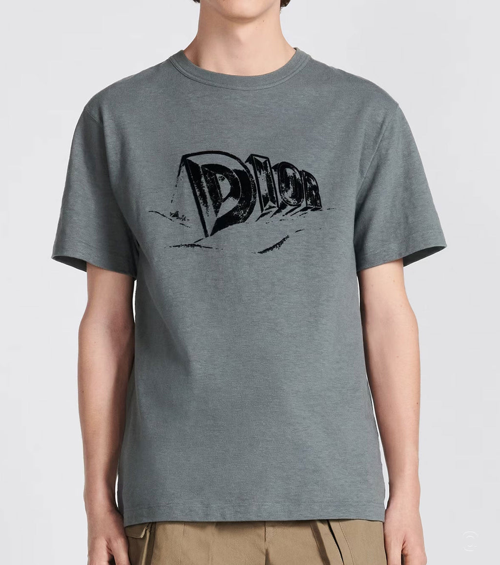 TRICOU DIN JERSE DIN BUMBAC SLUB GRI
