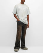 Tricou alb Crypto BB cu logo șters