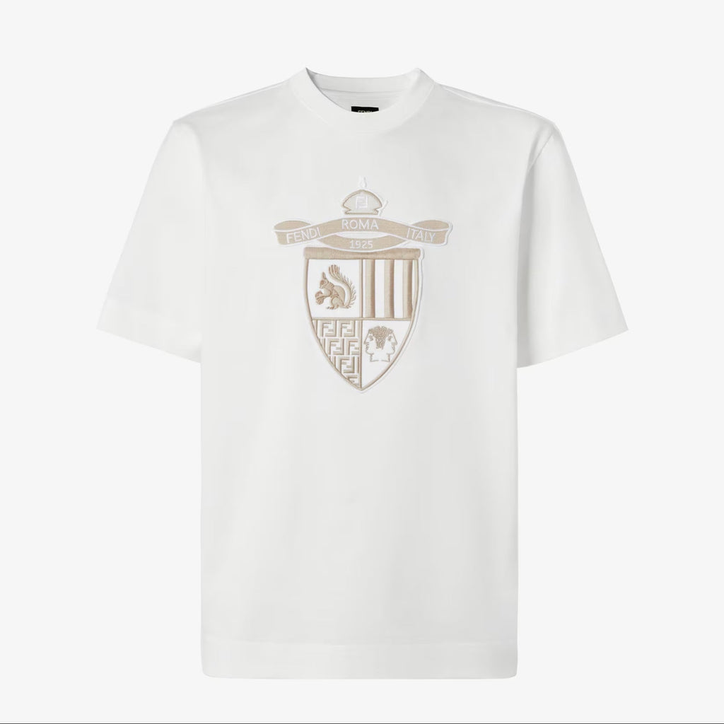 Tricou alb cu simbol stemă