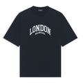Tricou negru cu orașe din Londra