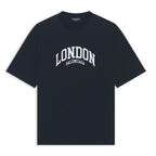 Tricou negru cu orașe din Londra