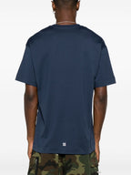 Tricou de bumbac 4G Deep Blue cu buzunar